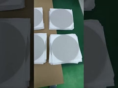 Włókno tytanowe o średnicy 128 mm, z obustronnym platynowym pokryciem o.2um